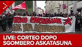 Torino, alta tensione per il corteo di Askatasuna LIVE