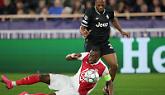 Openda durante Monaco-Juventus 0-0 (foto Getty Image)