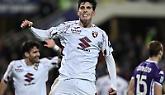 La gioia di Casadei in Fiorentina-Torino (foto Getty Images)