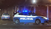 La polizia in via Plava