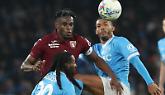 Il granata Zapata in Napoli-Torino 2-1 (foto Getty Image)