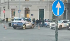 La scena dell'incidente