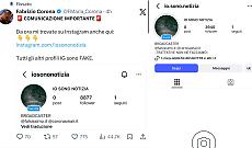 Fabrizio Corona torna su Instagram con il profilo &ldquo;Io sono Notizia&rdquo;