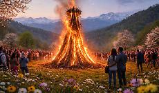 Marzo in Piemonte: i fal&ograve; di Rieti e le tradizioni che risvegliano la natura