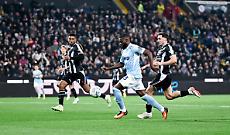 Boga durante Udinese-Juventus 0-1 (foto Getty Image)