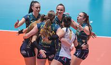 La Reale Mutua Fenera Chieri '76 in campo nella gara di ritorno della semifinale di CEV Volleyball Cup