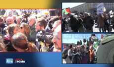 Alta tensione a Roma: 15mila in corteo. C'&egrave; Askatasuna