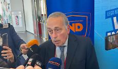 Il presidente della Lnd, Giancarlo Abete