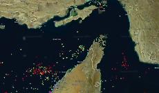 Traffico marittimo intorno allo Stretto di Hormuz durante il cessate il fuoco