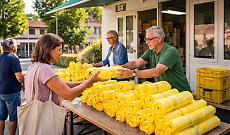 Distribuzione sacchi plastica