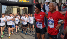 A 90 anni batte il record mondiale alla Mezza di Torino