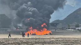 I No Tav bruciano il cantiere (non sorvegliato): fiamme e una nube di fumo sulla Val di Susa IL VIDEO