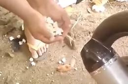 I popcorn escono dalla marmitta della moto