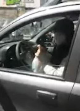 Entra per sbaglio in un'altra autovettura