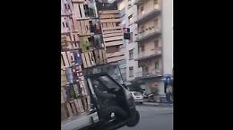 Fruttivendolo spericolato, che rischi alla guida