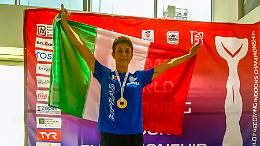 Mondiale di Apnea Indoor: oro e record mondiale per la torinese Cristina Francone nella dinamica con pinne