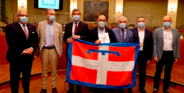 Presentata la bandiera Drapo’ dal Consiglio regionale (VIDEO)
