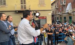 Salvini in Barriera per Damilano: "Torino sarà una sorpresa". Gli antagonisti lo contestano [VIDEO]