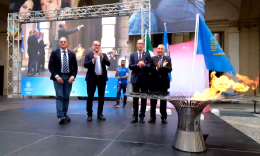Universiadi, accesa a Torino la Fiaccola del Sapere per l'edizione invernale [IL VIDEO]
