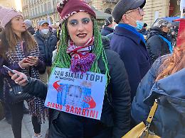 Torino, No Green Pass di nuovo in piazza. E nasce il Comitato di Liberazione Nazionale [FOTO E VIDEO]