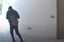 Entra di nascosto in una casa e porta via il barboncino