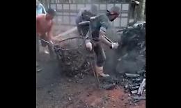 Senza una gamba ma con un cuore enorme