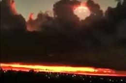 Il tramonto è da sogno, una meraviglia della natura