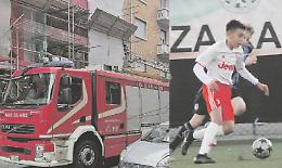 Crolla la scala mentre va a scuola: in ospedale campioncino della Juve [LE FOTO]