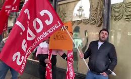 Torino, scoppia la protesta dei lavoratori Gado davanti al McDonald's [VIDEO]
