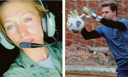 La bella aviatrice e l'ex portiere: ecco i volontari italiani in Ucraina