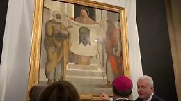 A Palazzo Madama la tavola di Ugo da Carpi per l'altare del Volto Santo in Vaticano [VIDEO]