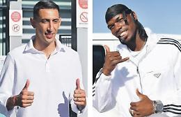 Entusiasmo Juventus: applausi per Di Maria poi lo show di Pogba