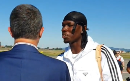 Juve, dopo Di Maria al J Medical anche Pogba è a Torino [IL VIDEO]