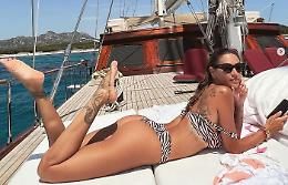 Melissa Satta incanta in Sardegna