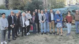 Un orto nell’ex sede dei vigili urbani: «Dopo 10 anni scacciato il degrado»