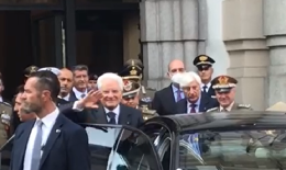 Mattarella a Torino: il presidente inaugura anno accademico dell'Esercito [VIDEO]