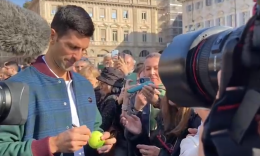 Atp Finals, le stelle del tennis sfilano in piazza San Carlo [VIDEO]