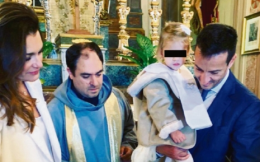 La Seredova raduna la famiglia al battesimo della piccola Vivi