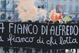 Torino blindata per gli anarchici: oggi il corteo nel centro città
