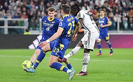 Juve-Verona, decide Kean. Champions a -4