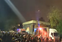 Un altro rave party al parco della Colletta