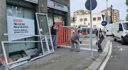 Maxi furto in banca: i ladri si portano via la cassaforte