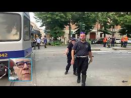 IL VIDEORACCONTO -  Tram contro camion dei pompieri, tre feriti a Torino. Vigili con i nervi a fior di pelle