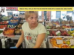 Prezzi folli della frutta sui banchi del mercato «Colpa del maltempo»