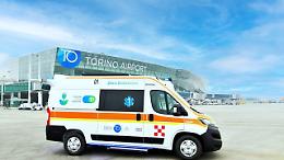 L’aeroporto di Torino sempre più green, arriva la prima ambulanza elettrica 