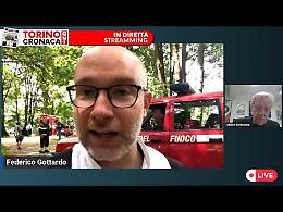 In diretta sul Po  durante il recupero del ragazzo annegato