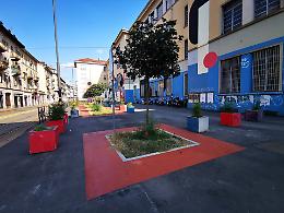 Il parcheggio diventa un'area pedonale: ecco il nuovo volto del liceo Regina Margherita