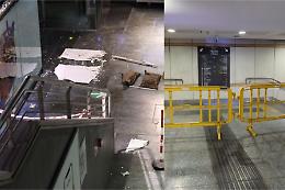 Cede il controsoffitto in metro, la fermata “Re Umberto” sospesa per infiltrazioni d'acqua