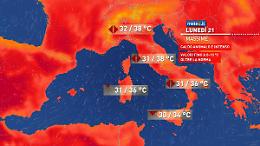 Meteo: caldo soffocante, mercoledì il picco. A Torino record di ricoveri per malori