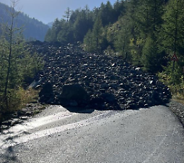 Nella Valle Argentera devastata dalle frane 184 turisti miracolati
